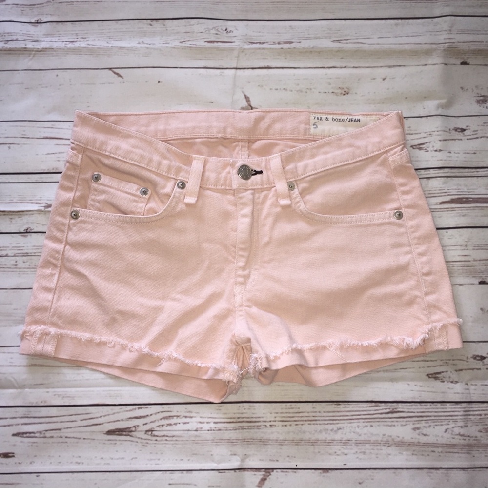 Rag & Bone/JEAN $165 Peach Denim Shorts